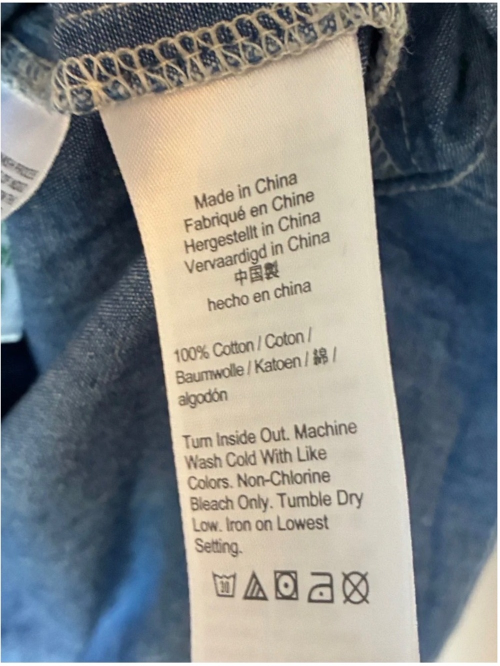 J. Crew 100% Cotton Denim Sleeveless Shift Dress Medium Blue White Lines Pockets - Picture 6 of 8